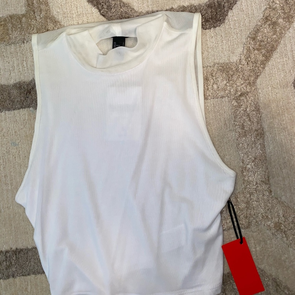 White tank top